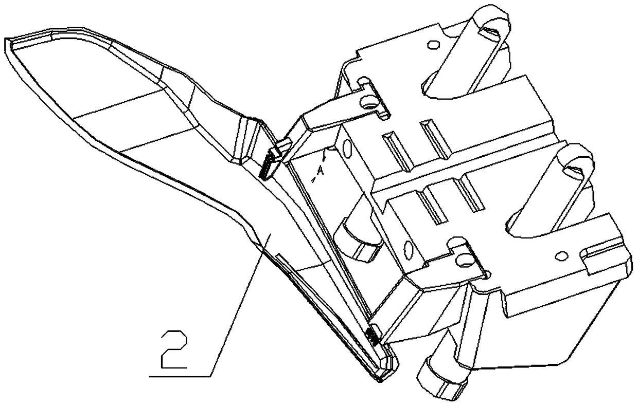 Injection molding method for two-color injection molded parts and injection mold implementing the method