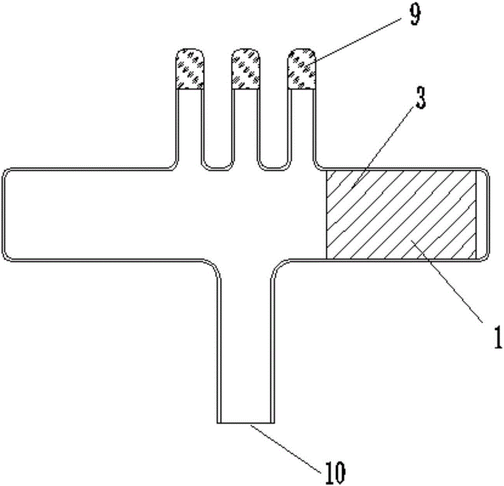 Pumping speed limiting method and device in fabrication of negative electrode of photomultiplier