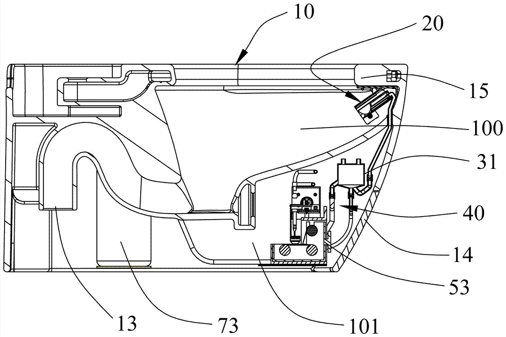 Urine testing closestool, urine testing method and cleaning method