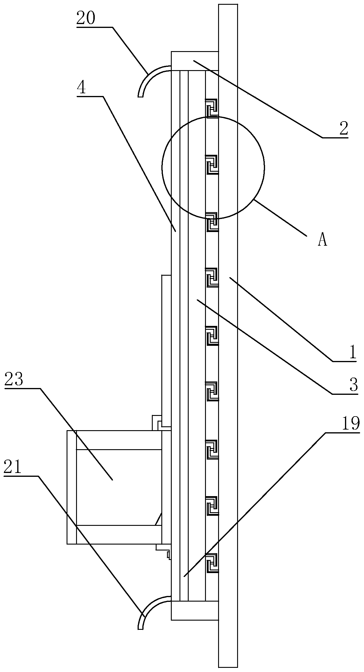 Heat insulation type energy-saving building curtain wall