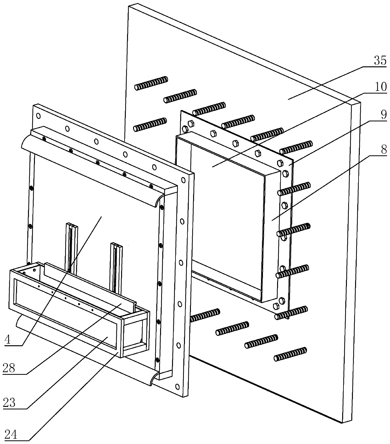 Heat insulation type energy-saving building curtain wall