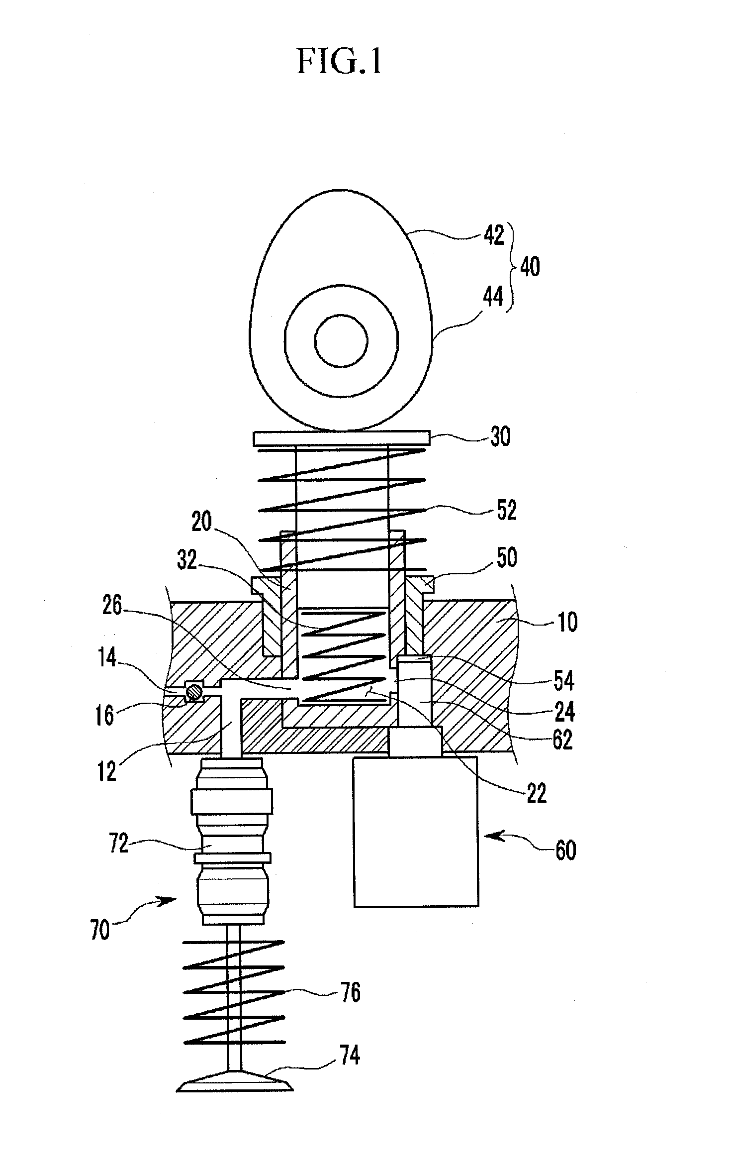 Electro-hydraulic variable valve lift apparatus