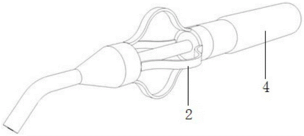 Cardiac-pacing wire with fixing device