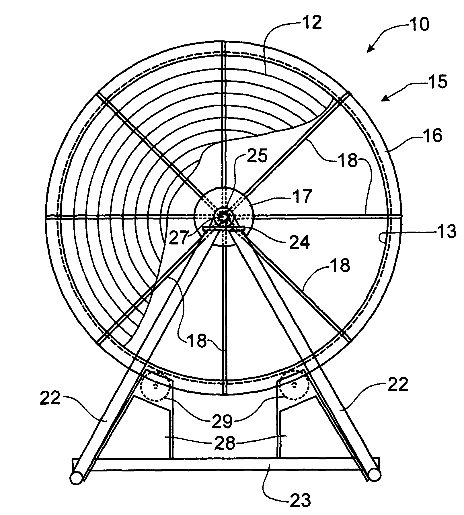 Canine exercise wheel