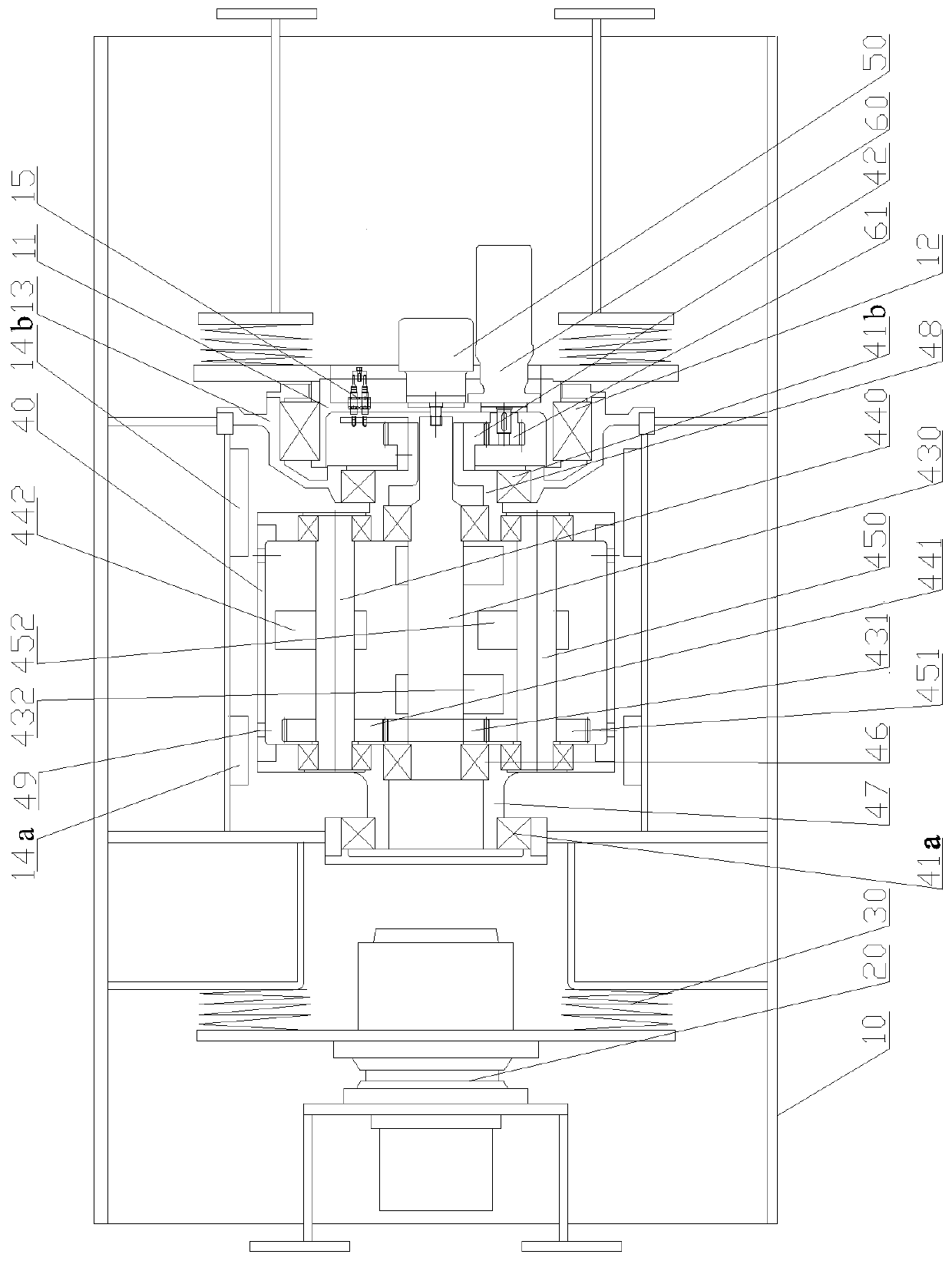 Vibration structure with adjustable excitation direction