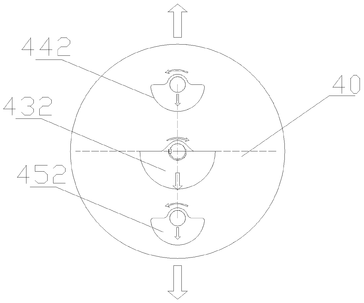 Vibration structure with adjustable excitation direction