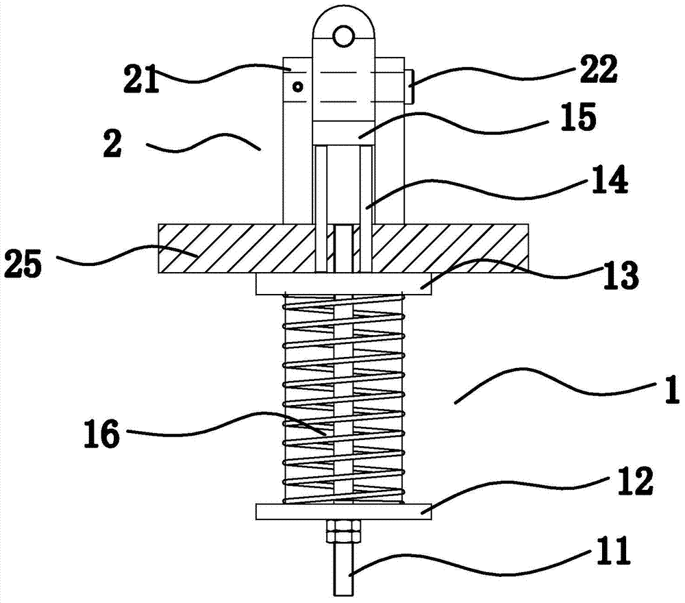 A punching and bending die for highway l-shaped bolts