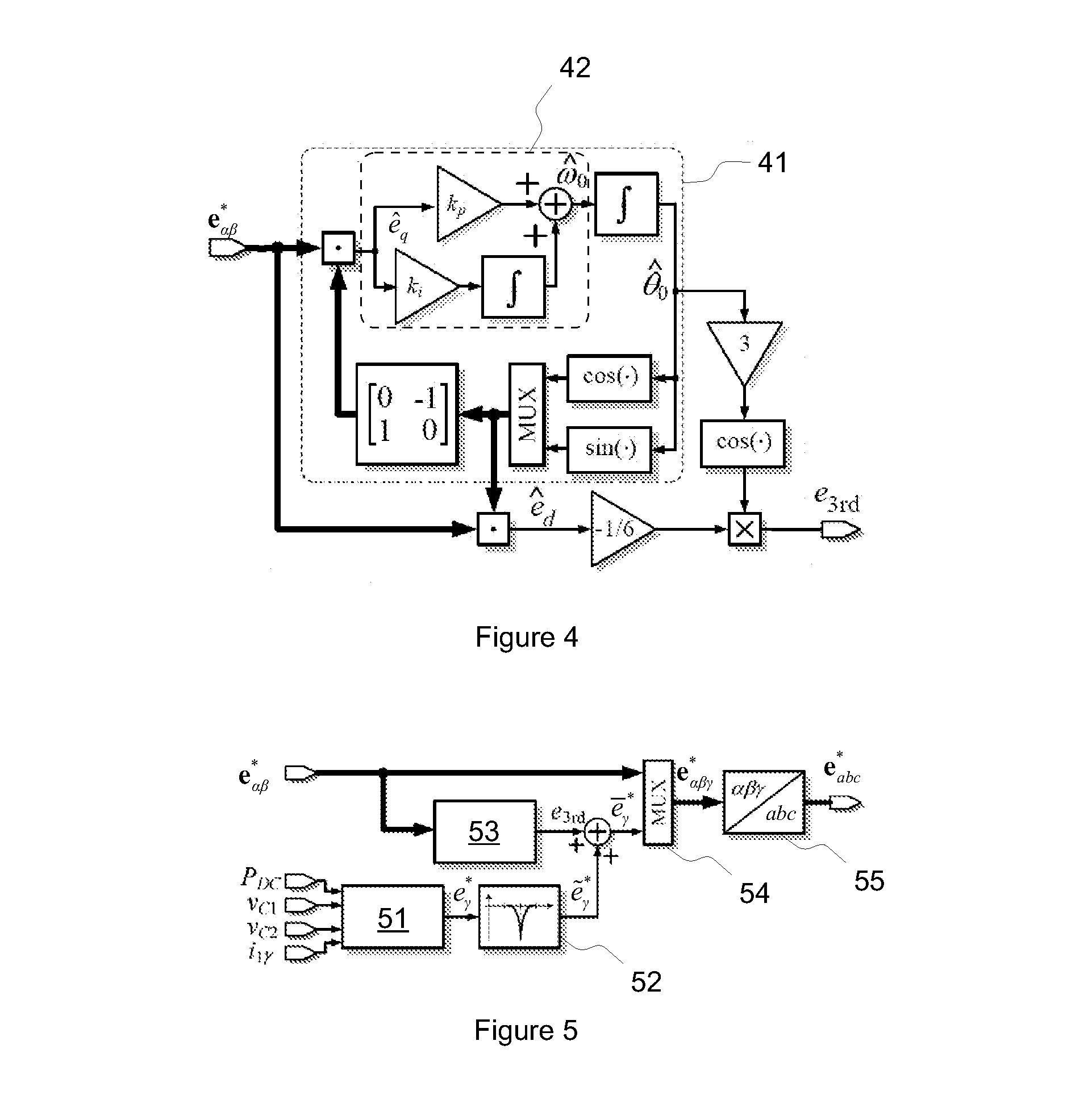 Method and apparatus for zero-sequence damping and voltage balancing