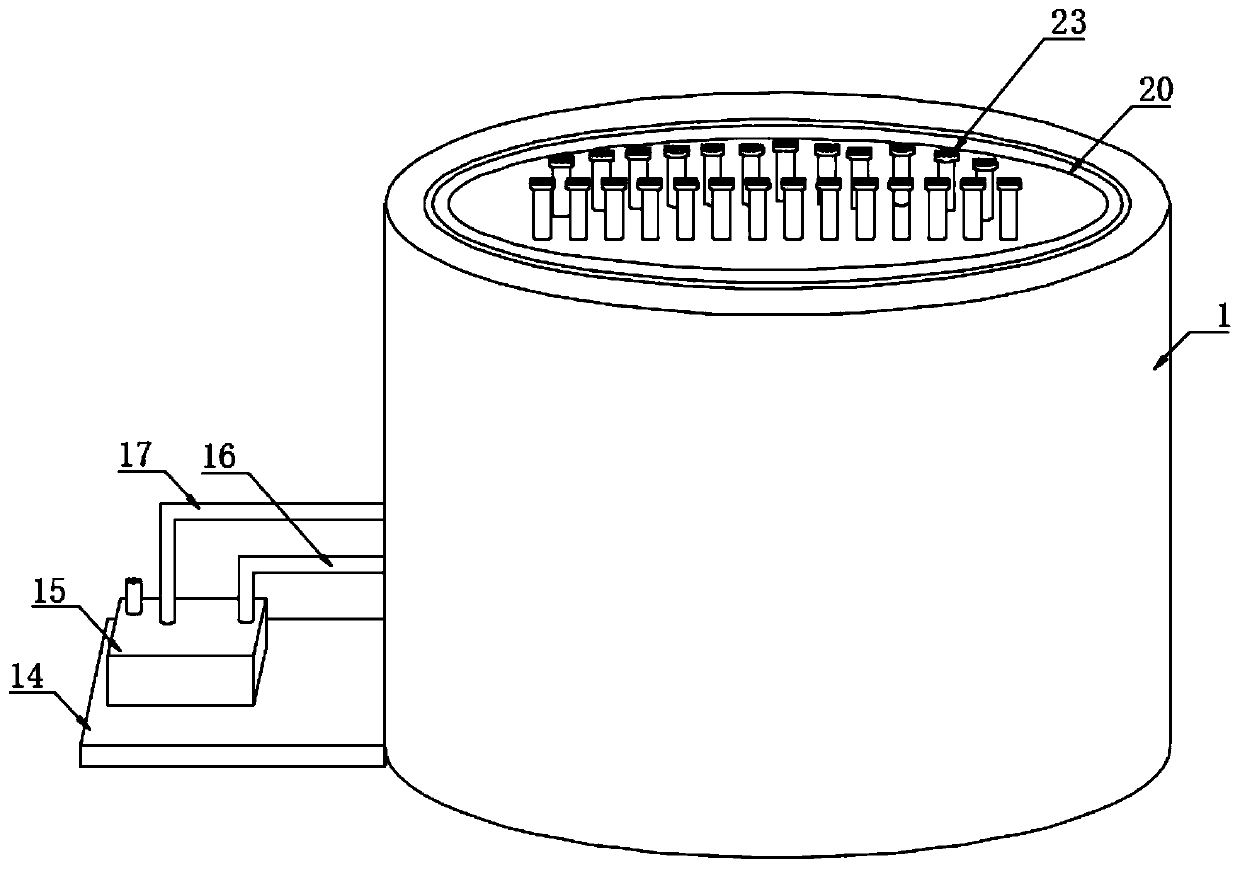 Lifting fountain device