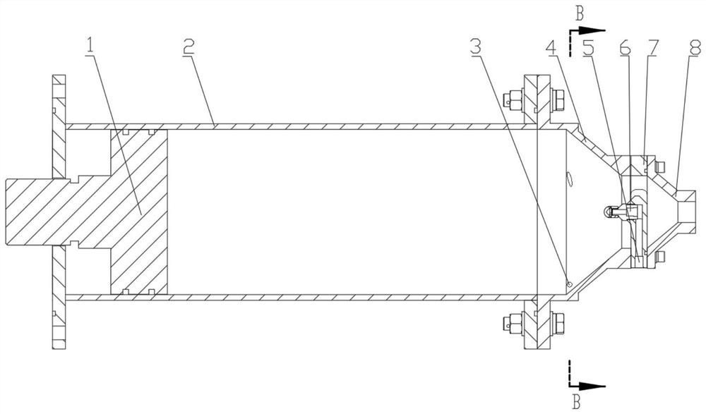 Stable powder supply method and device based on internal and external cyclone fluidized powder