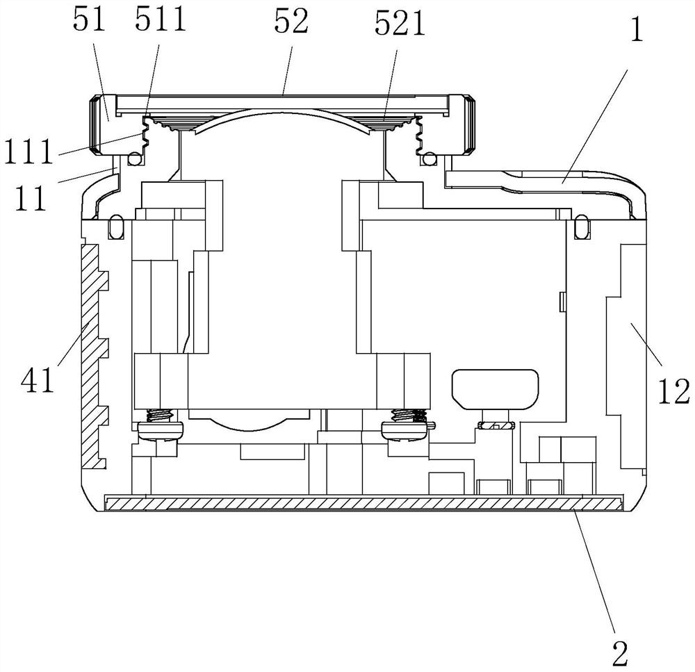 Waterproof sports camera