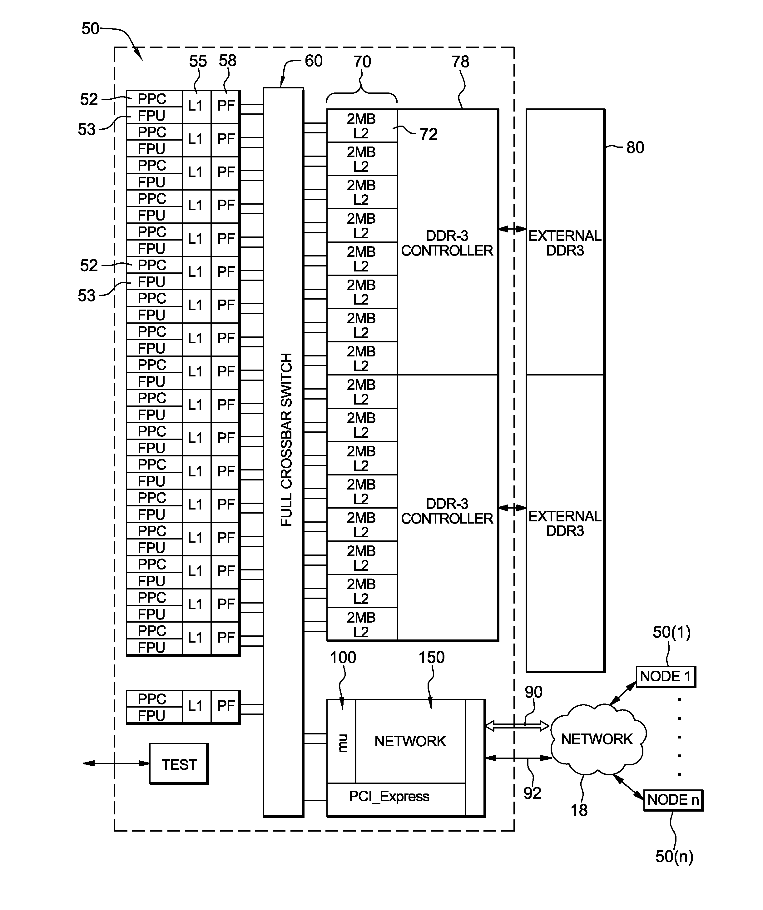 Non-volatile memory for checkpoint storage