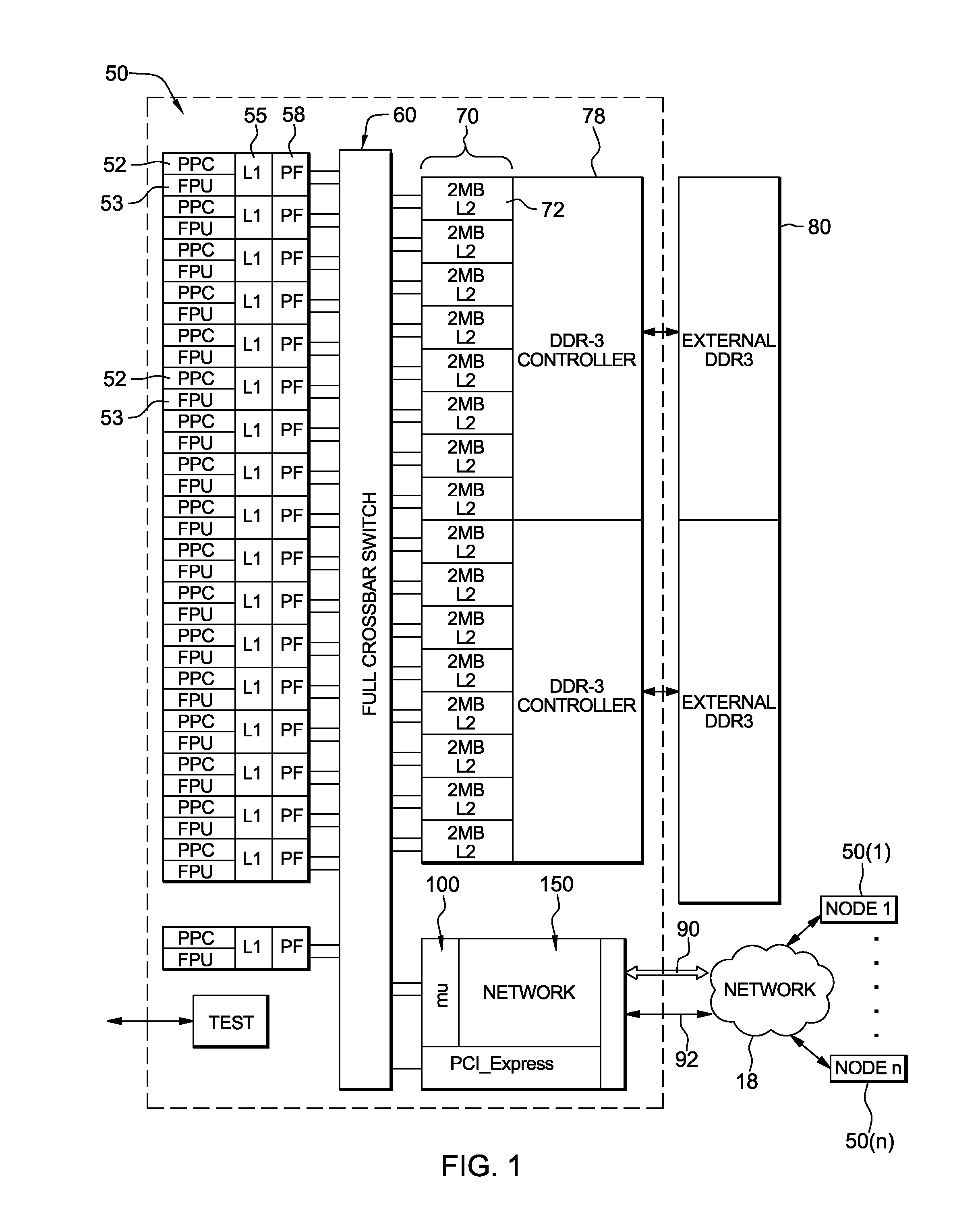 Non-volatile memory for checkpoint storage