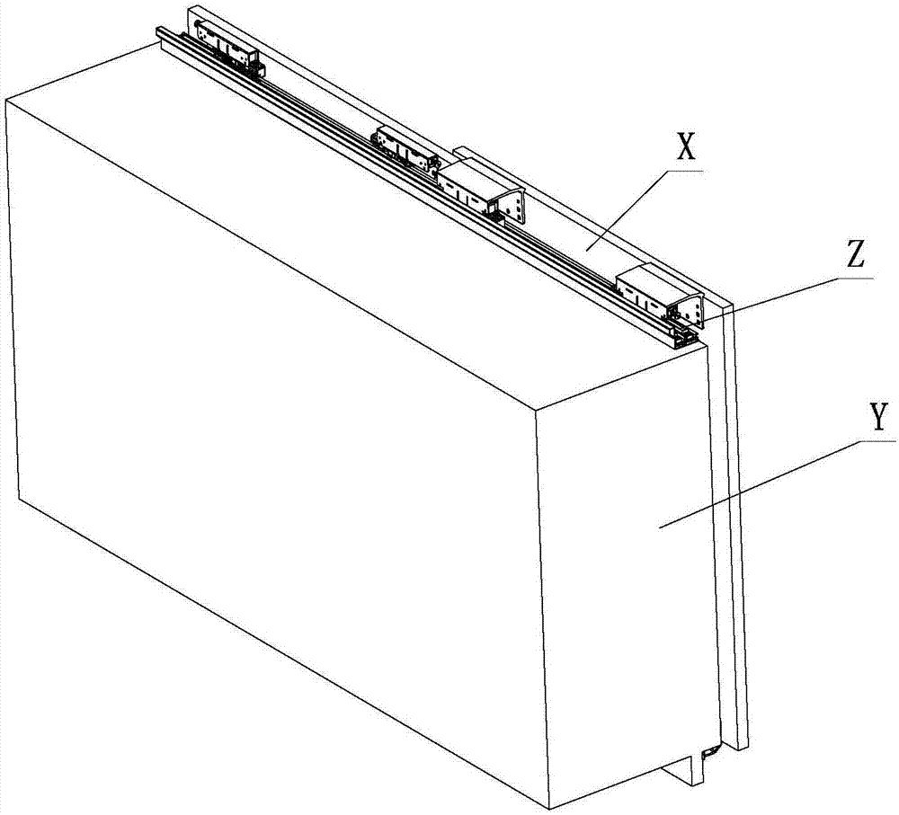 Locking structure for furniture sliding door