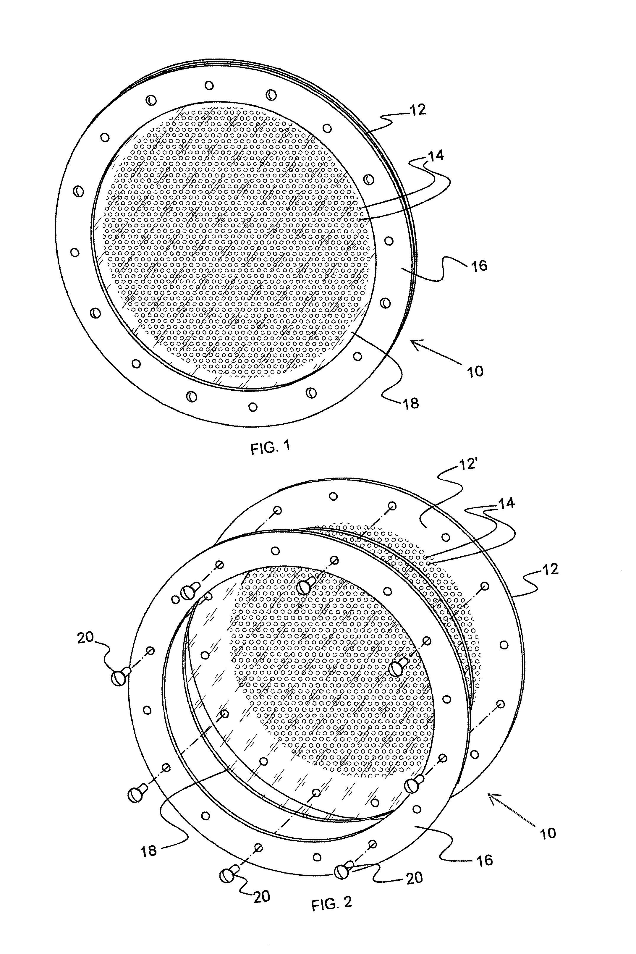 Transparent metallic millimeter-wave window