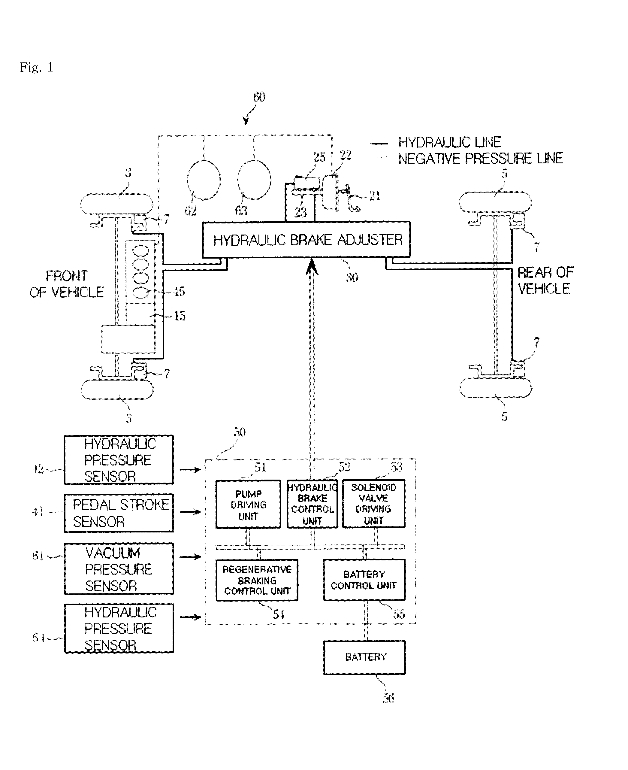 Brake system for hybrid electric vehicle and control method thereof