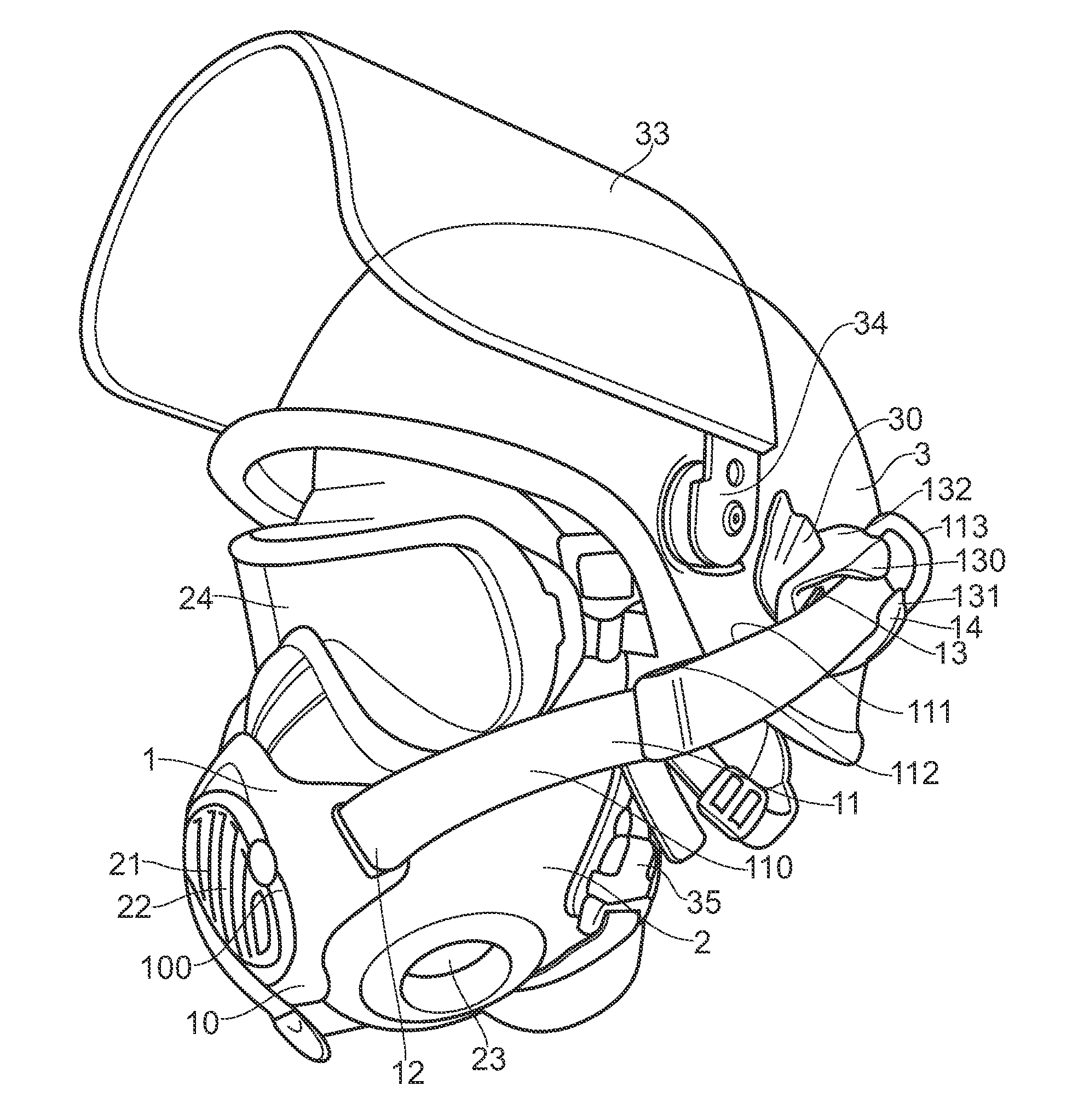 Mask securing device