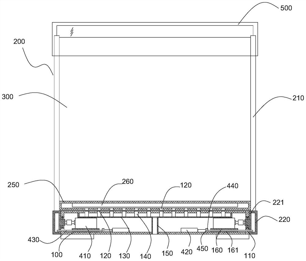 Photovoltaic panel device with anti-hail function