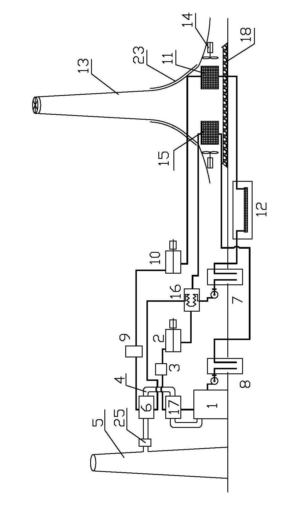 New energy hybrid power station with cascaded steam turbine