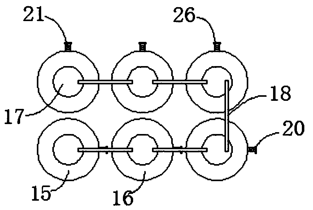 Coal mine heading face boring exploration protection device