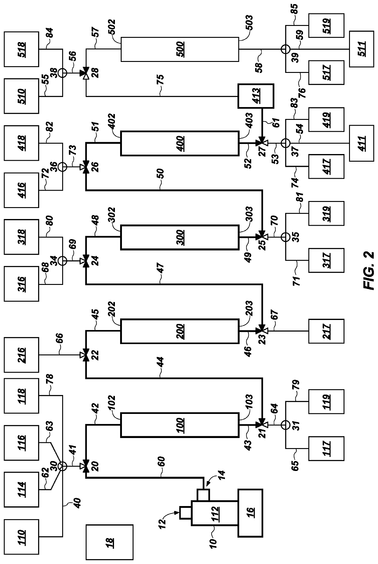 Systems and methods for separating isotopes from a sample of fission products