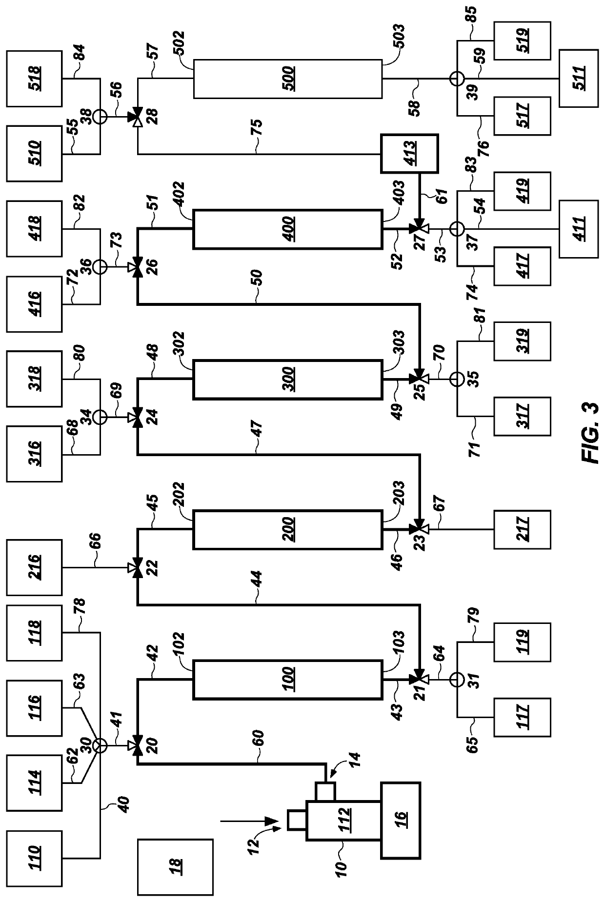 Systems and methods for separating isotopes from a sample of fission products