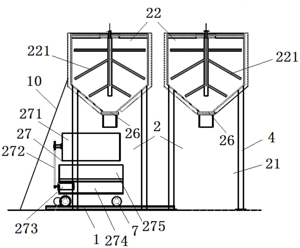 Automatic feeding device for pig house