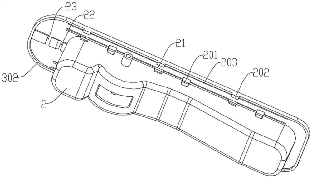 Pre-hanging push-pull installation structure and installation method of flip-out sheet metal and hidden handle