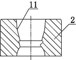 Integrated preform injection mould for PP large volume parenteral stationary ring