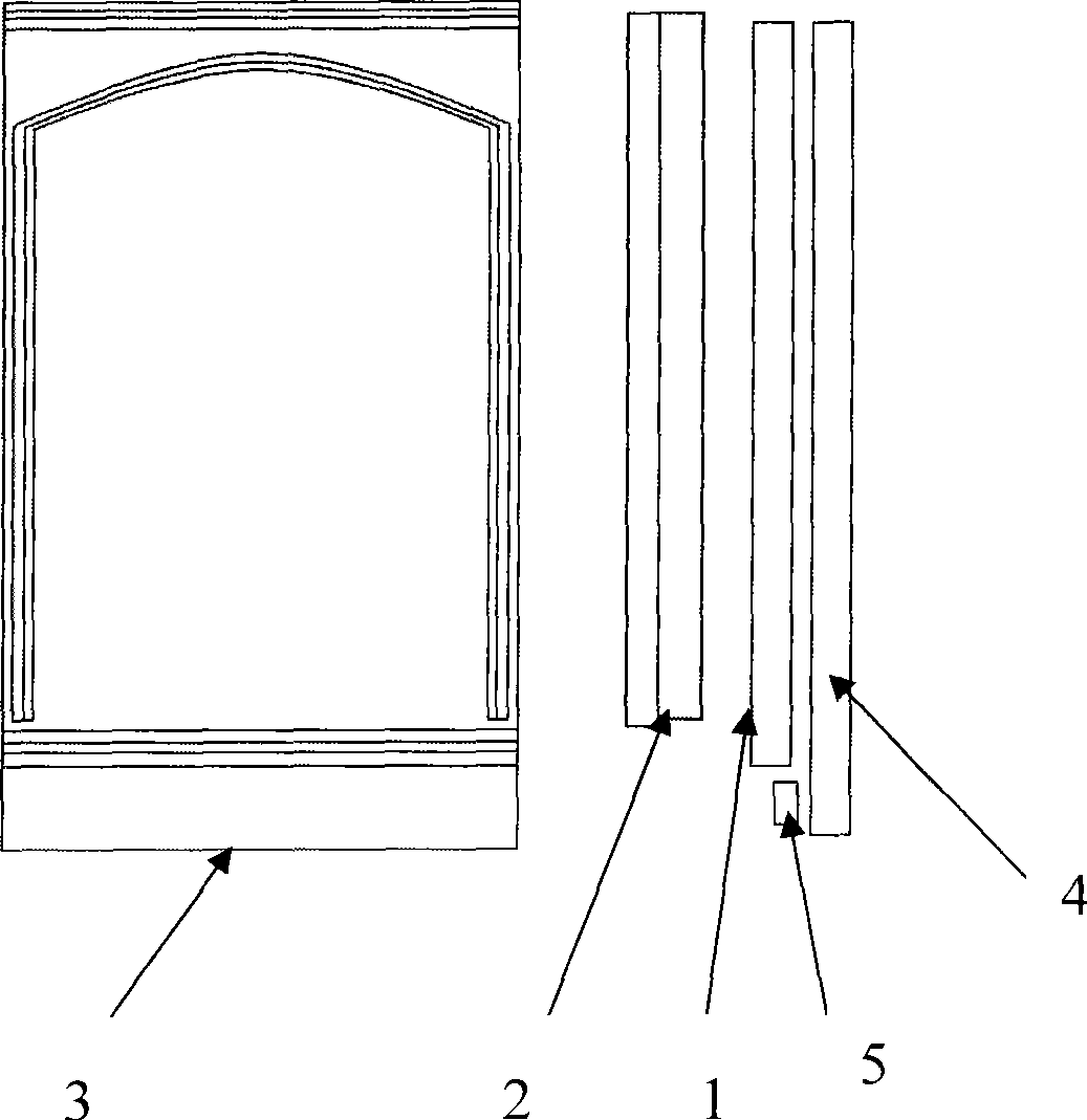 Sterilized packaging self-sealing bag for goffered paper