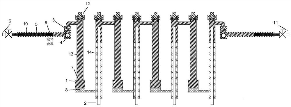 Tandem type high-resolution high-precision differential pressure gauge