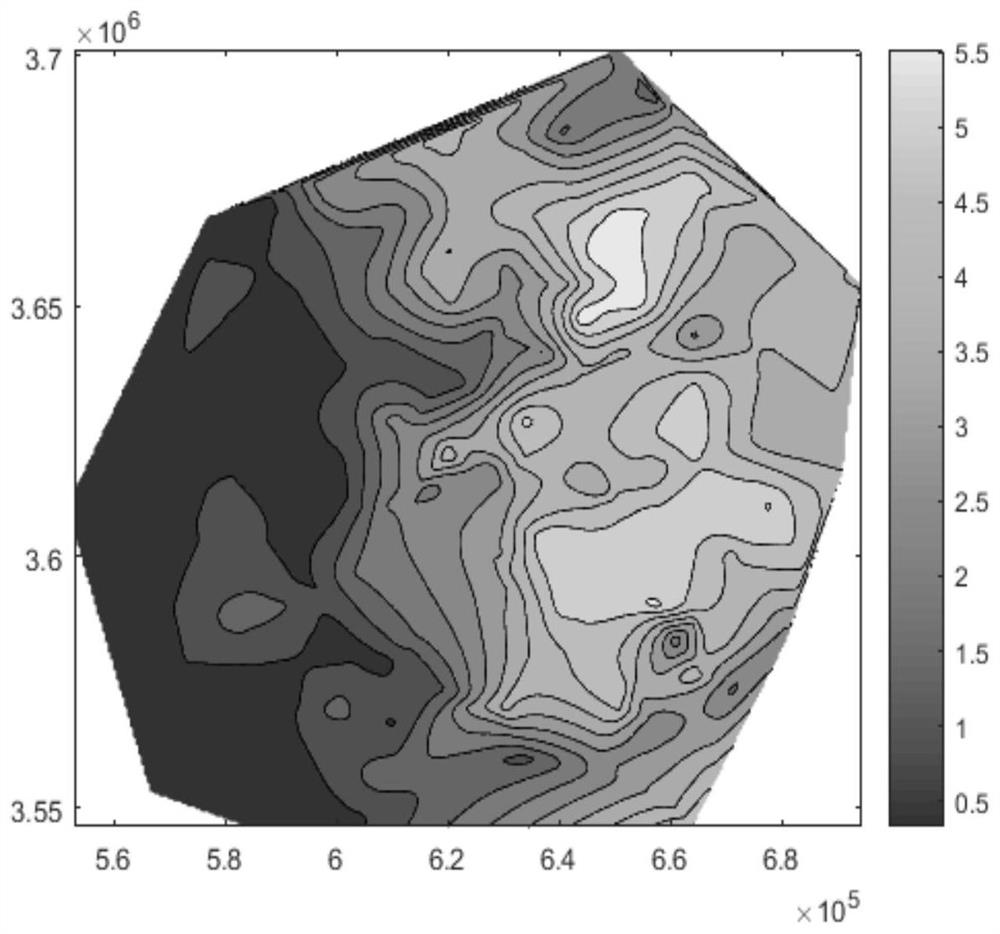 Prediction method and device for unconventional resource dessert distribution