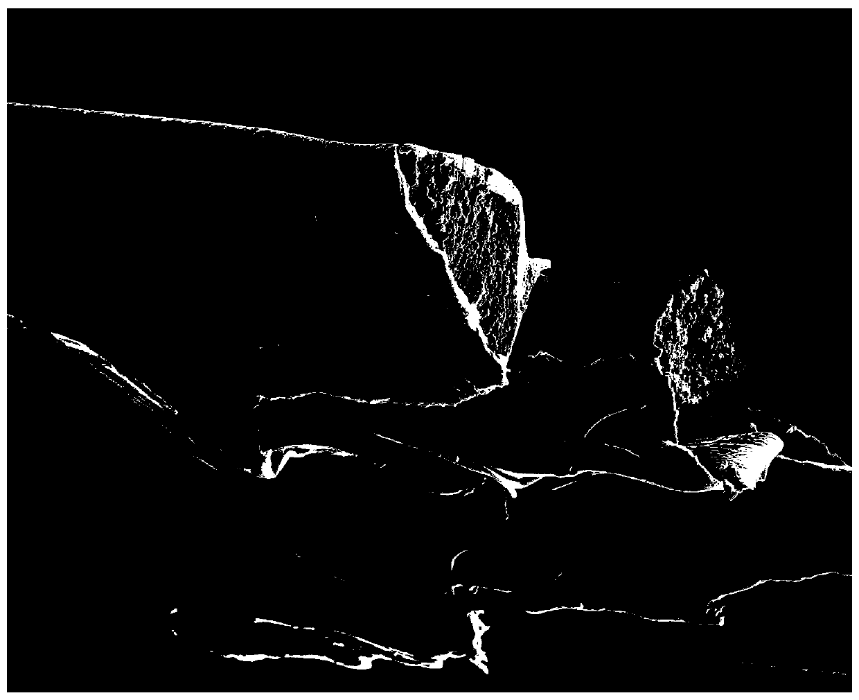 Cutting process of PVA (polyvinyl alcohol) composite