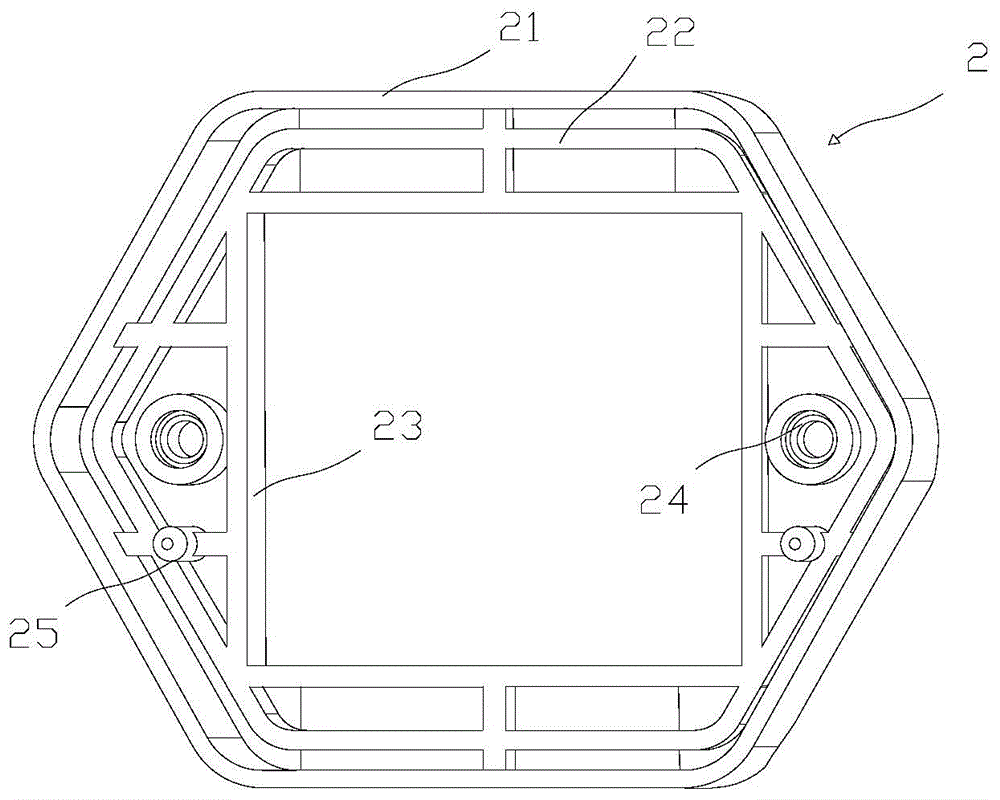 Blower resistor installation mistake-proof structure