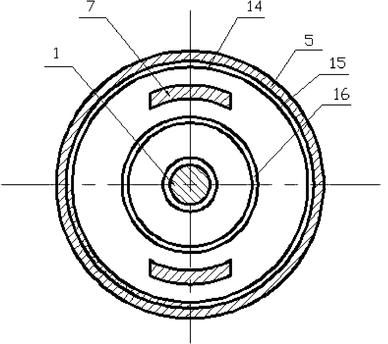 Double-ejection rod ring magnetic steel piston magnetorheological damper