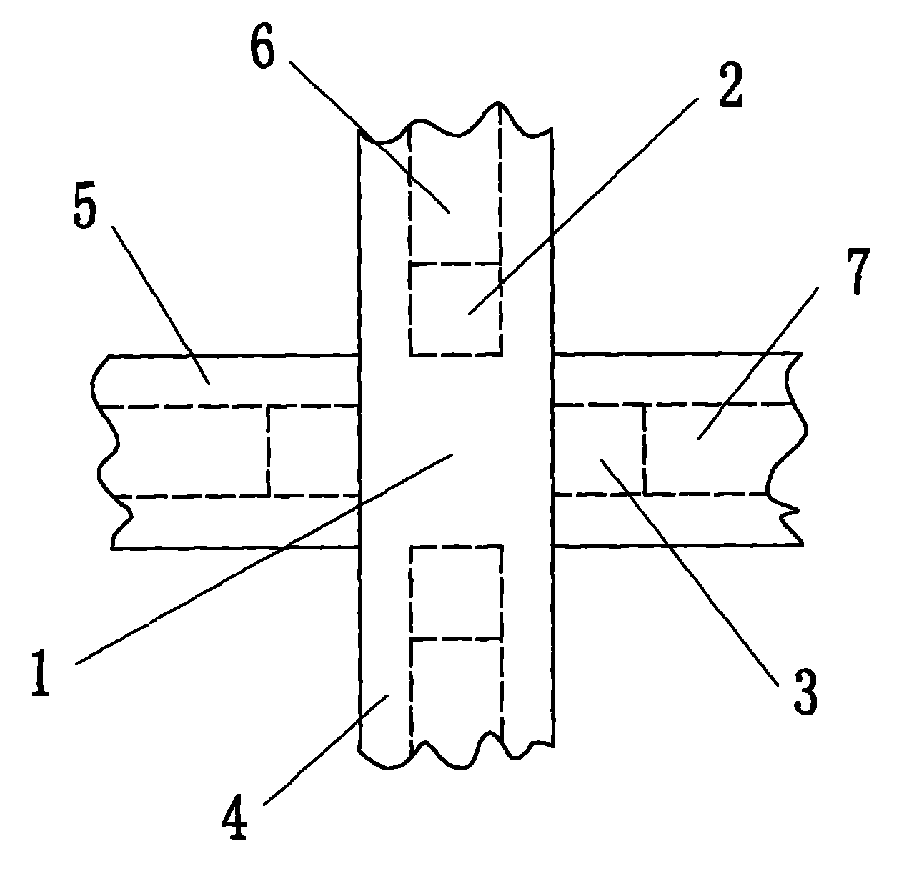 Concrete frame structure