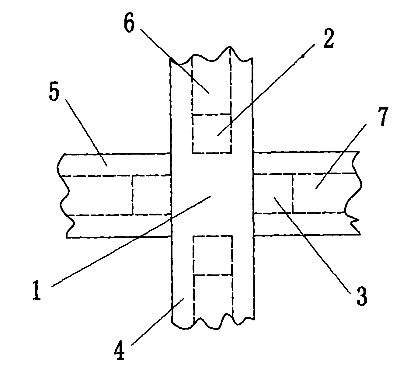 Concrete frame structure