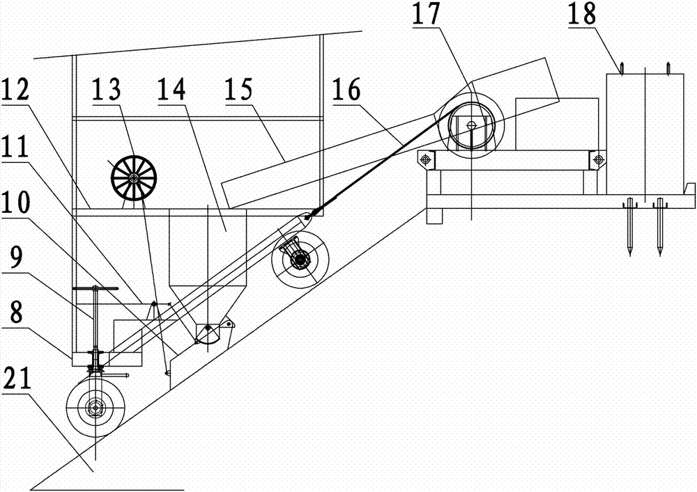 Concrete faced rockfill dam water stop mortar bed construction trolley