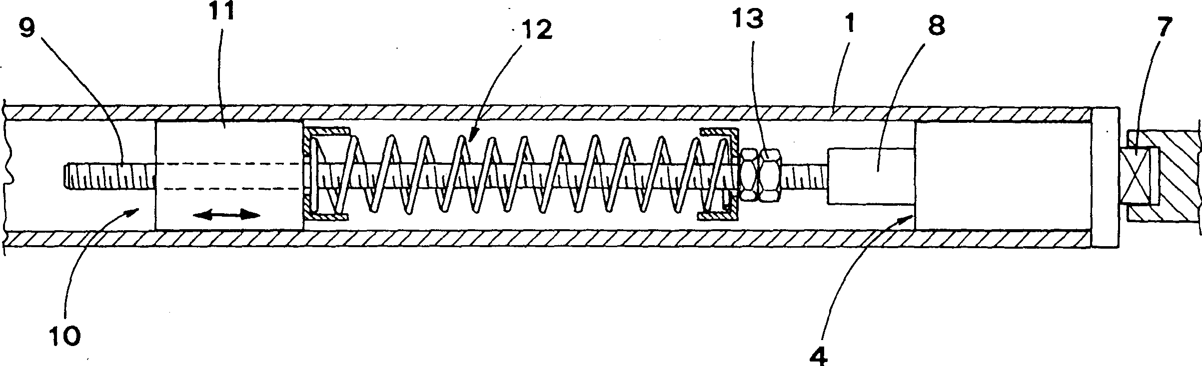 Friction device for roll-up curtains and the like