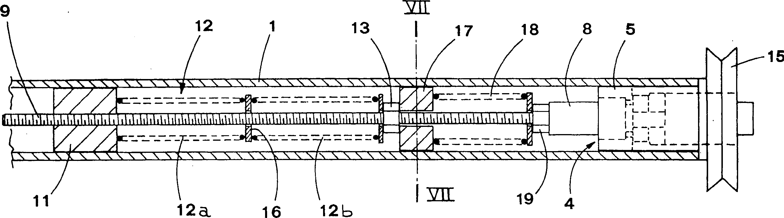 Friction device for roll-up curtains and the like