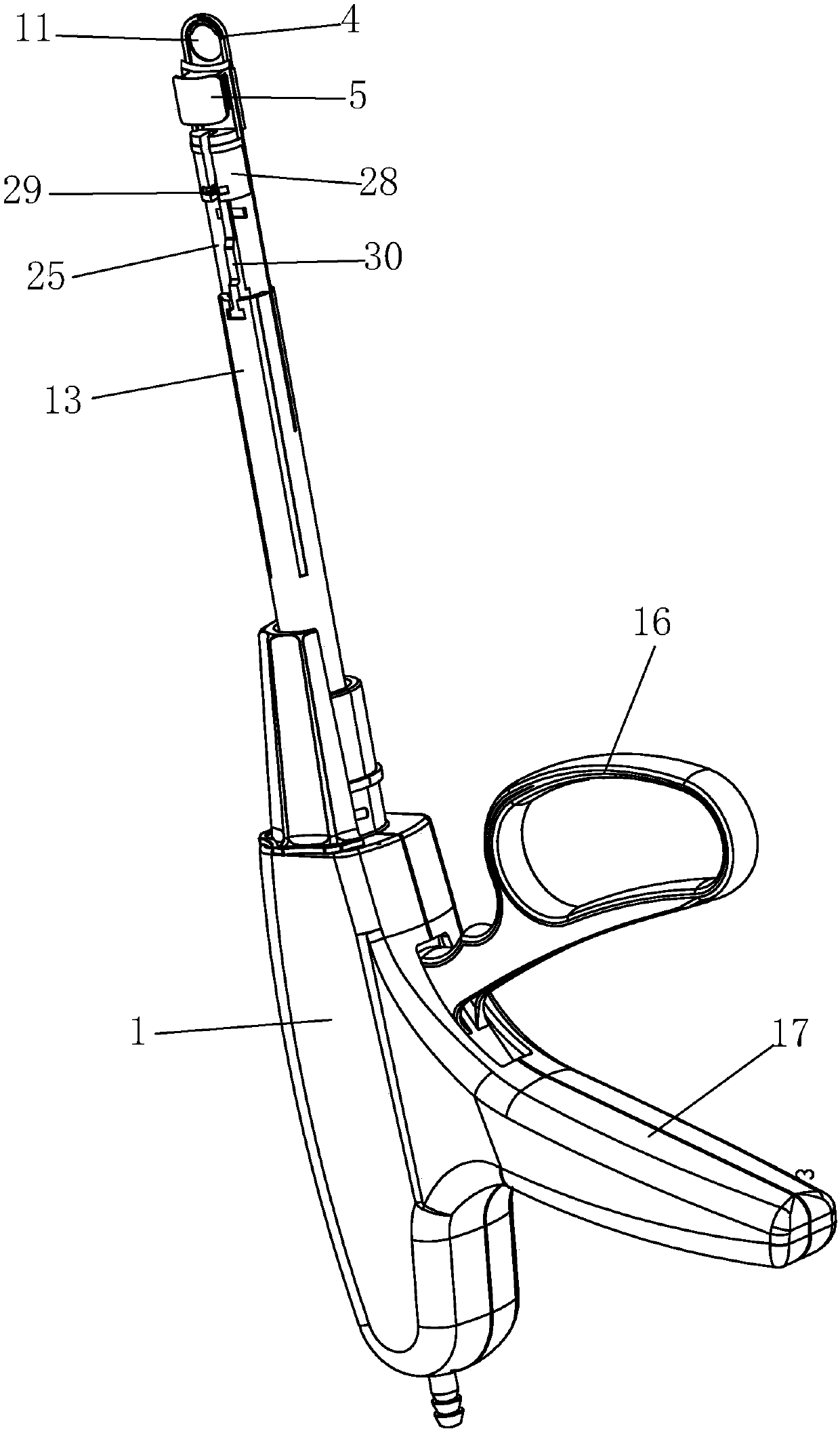 Ligator and ligation nail for surgery