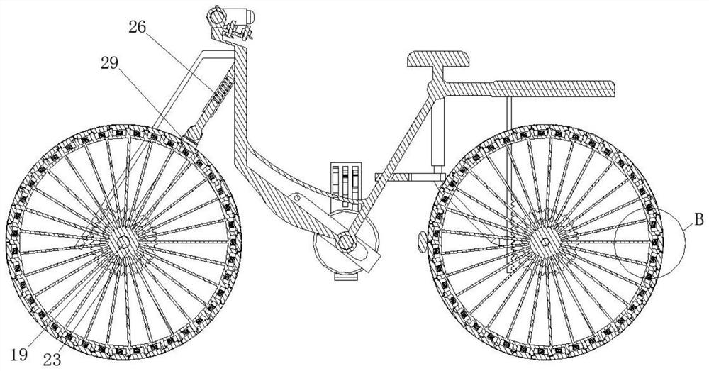 Novel variable-speed labor-saving bicycle