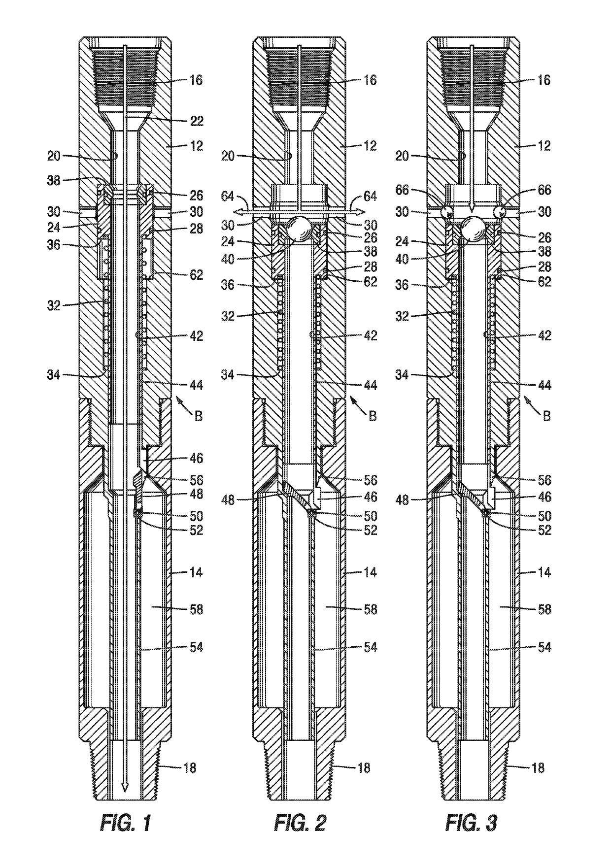 Repeatedly pressure operated ported sub with multiple ball catcher