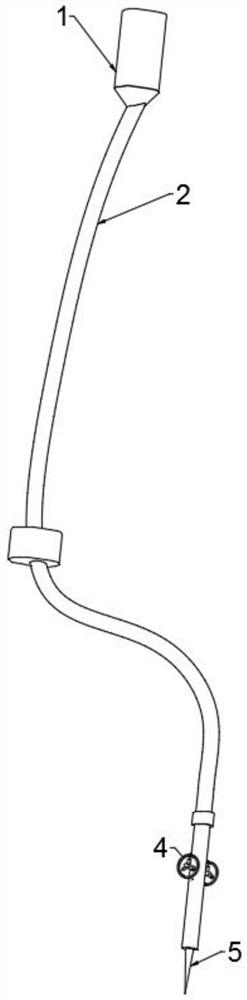 Anti-permeation intravenous infusion device for operating room