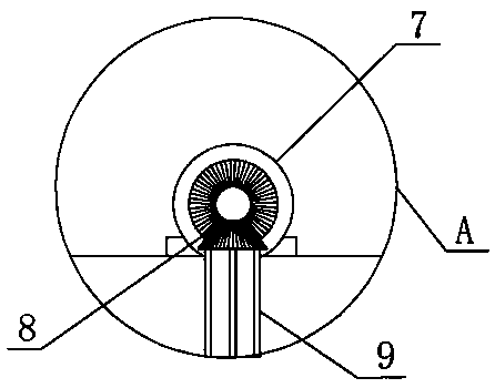 A metal handicraft automatic guiding fixture device and using method