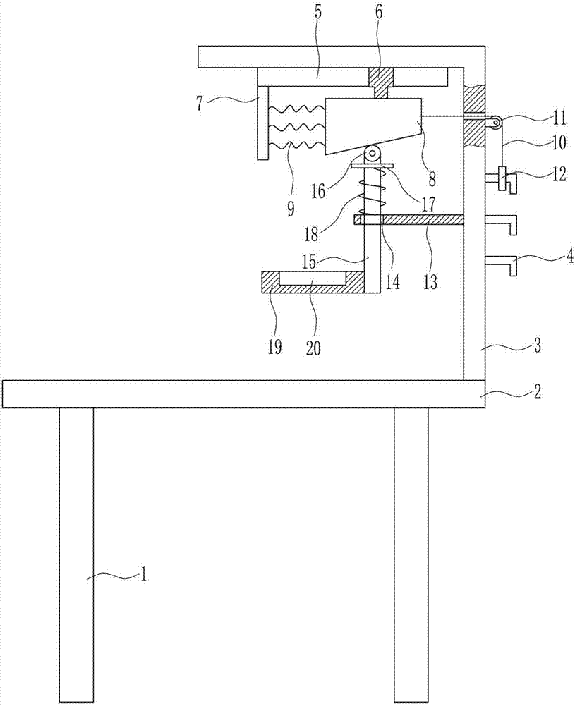 Bar code scanning device for objects of different heights