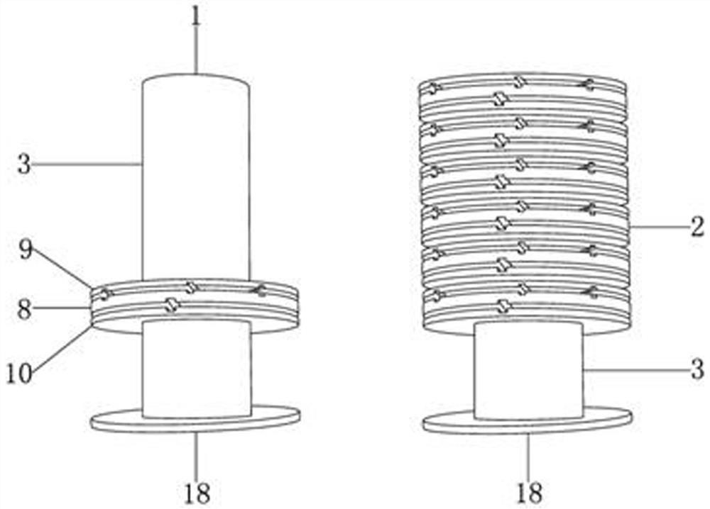 High-frequency high-voltage coil framework