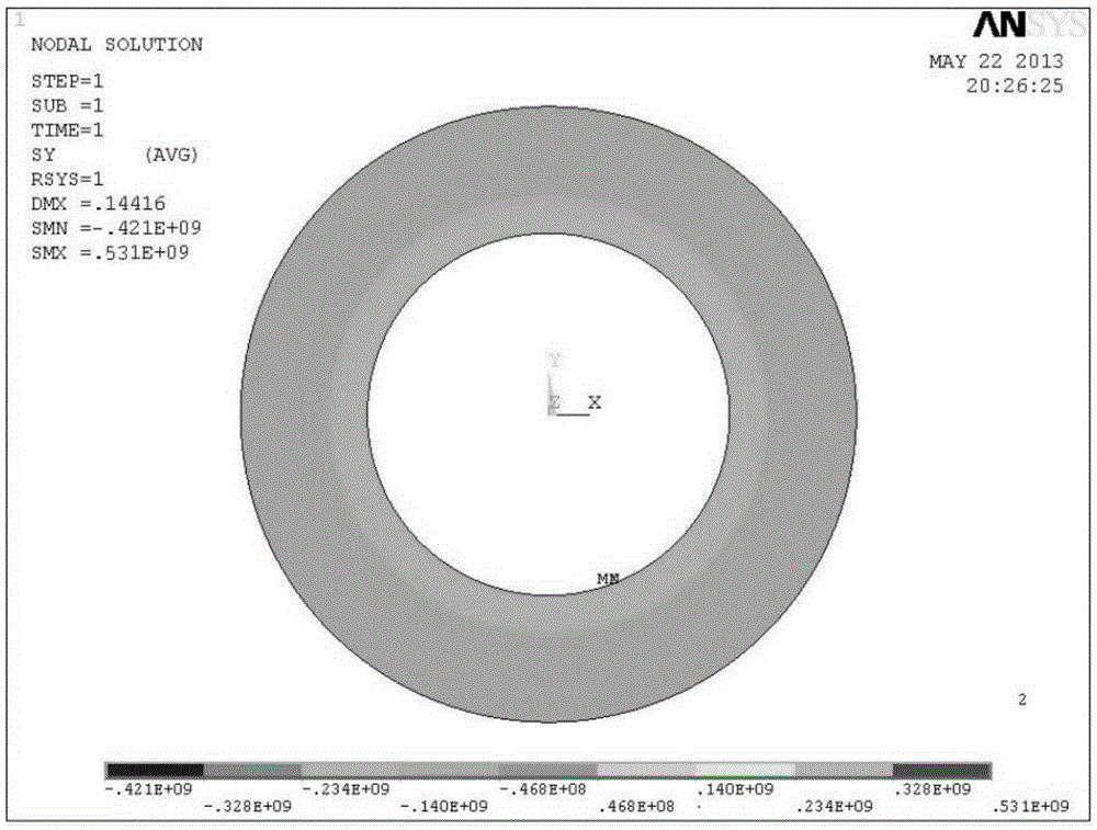 Method for calculating maximum circumferential stress of annular valve plate with different thicknesses of hydro-pneumatic spring