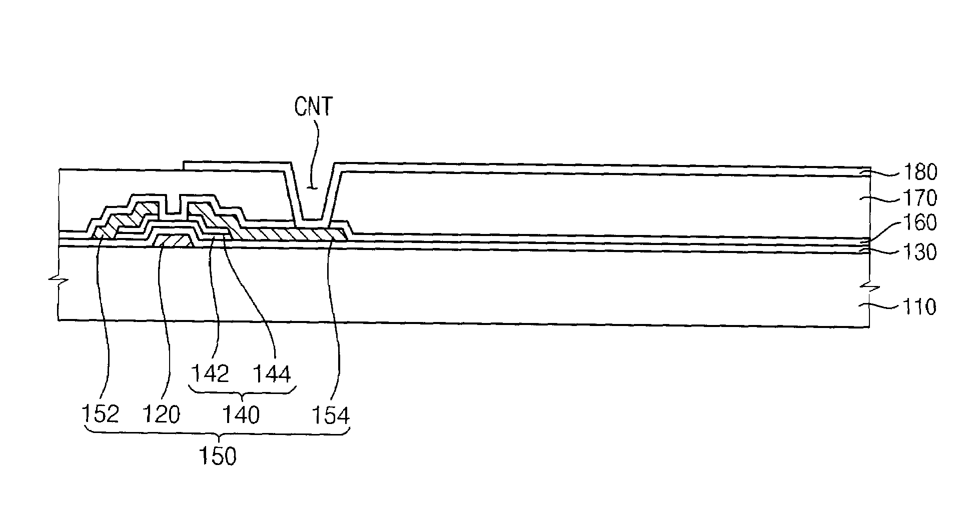 Negative photoresist composition and method of manufacturing array substrate using the same