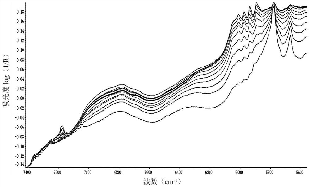 Method for detecting mixing uniformity of hydroxychloroquine sulfate particles